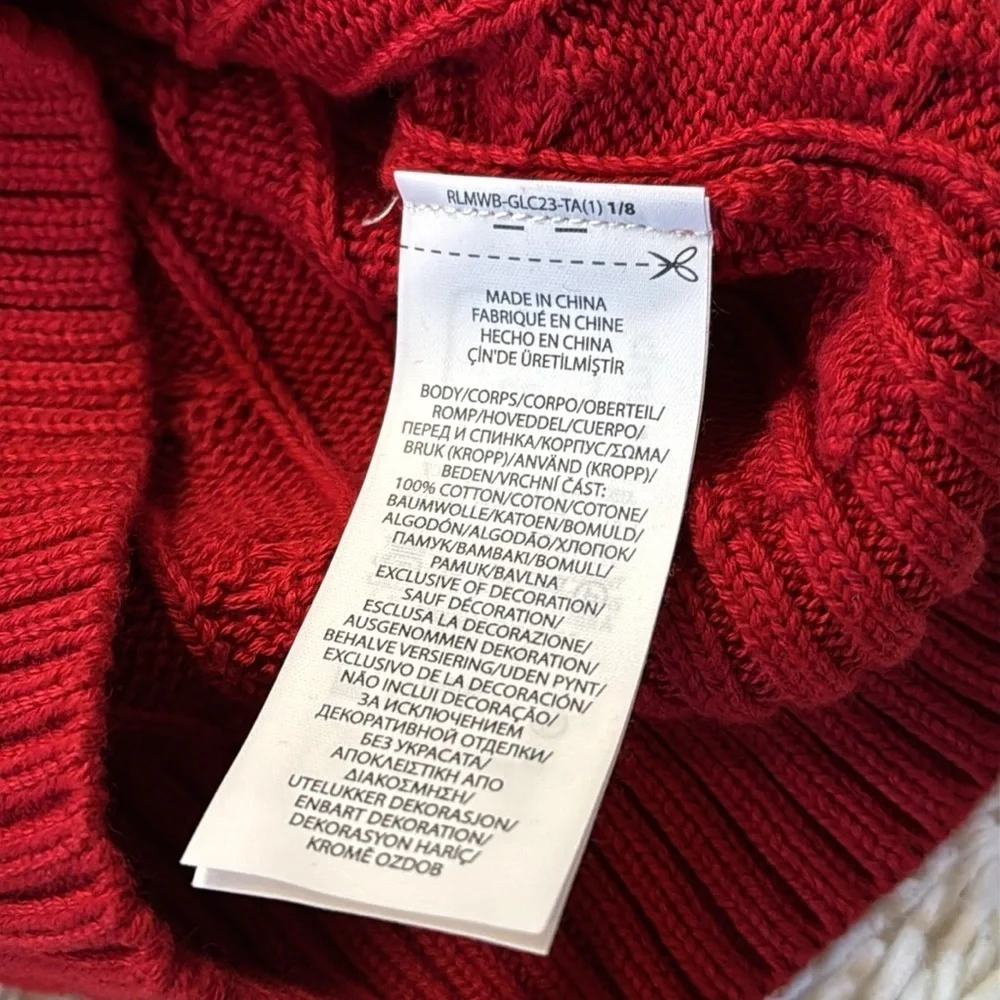 NWOT Polo Ralph Lauren Cable-Knit Cotton Sweater for kid size 4